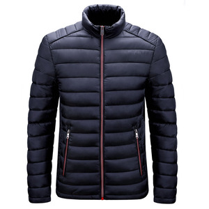 Chaqueta acolchada con cuello levantado para hombre, ropa de estilo a la moda, abrigos cálidos, ropa para hombre, chaqueta acolchada de temporada de invierno - Product Image 1