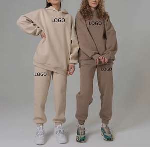 Ensemble deux pièces pour femmes, sweat-shirt à capuche et pantalon de survêtement, logo personnalisé décontracté, taille plus, impression personnalisée - Product Image 5