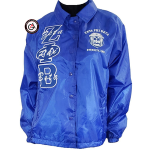 Vestes d'entraîneur de ligne pour femmes, Zeta Phi Beta Sorority brodée - Product Image 2