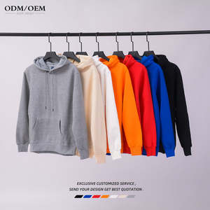 Prix usine sweats à capuche en coton imprimés personnalisés 300 GSM sweats lourds en gros chaud confortable doux brodé automne - Product Image 1