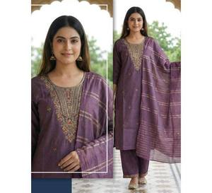 Nouvelle Kurti tendance en tissu Vetican avec palazzo pour femmes, tenue ethnique, tenue élégante, Kurti ethnique - Product Image 3