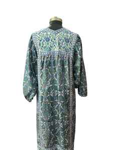 Tela 100% Algodón Orgánico, Estampado a Mano con Bloques, Peso Medio, Fácil de Lavar, para Bodas, Ocasiones Especiales, Ropa de Mujer y Niña - Product Image 6