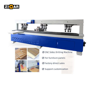 ZICAR Heavy Duty Multi Husillos Vertical Carpintería Muebles CNC Máquina de perforación lateral Máquina perforadora de madera - Product Image 1