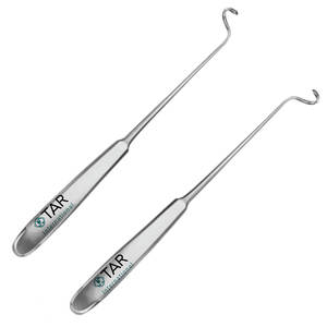 Agujas de Ligadura Deschamps Navratil, Instrumento Quirúrgico Afilado de Acero Metálico, Mueller Deschamps, Portador de Ligadura para Zurdos, Médico - Product Image 2