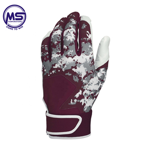 Guantes de camuflaje sublimados de bateo de béisbol de la mejor calidad, Material de cuero de poliéster, colores personalizados, tallas para - Product Image 5