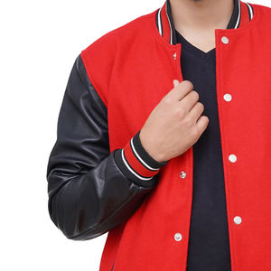 Top qualité unisexe Baseball veste hiver Streetwear Logo personnalisé broderie cuir chaud pour les femmes 2025 - Product Image 3