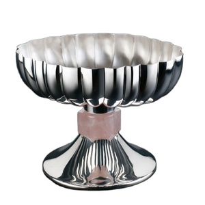 Cuencos clásicos para cocina, cuencos redondos de Metal y resina hechos a mano para servir frutas, para el hogar, Hotel, restaurante, suministros para Hotel - Product Image 4
