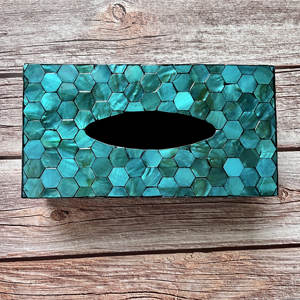 กล่องกระดาษทิชชูแบบฝังกระดูกสีสวยสำหรับใช้ในบ้านผ้าเช็ดปากสำหรับใช้บนโต๊ะอาหาร - Product Image 1