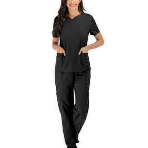 Haute qualité femmes hommes utilisation Salon uniformes les plus vendus usage polyvalent 2 pièces Spa maillots et pantalons ensembles pour adultes unisexes - Product Image 1