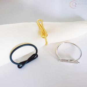 Anneaux de serviette de qualité supérieure pour les tables à manger, améliorant la présentation lors de mariages, de fêtes, d'hôtels et de dîners familiaux quotidiens - Product Image 1