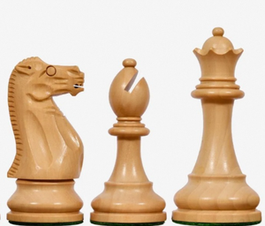 Pièces d'échecs en bois de luxe CB Grandmaster Staunton Series en sheesham et en buis naturel, roi de 3,7 pouces - Product Image 3