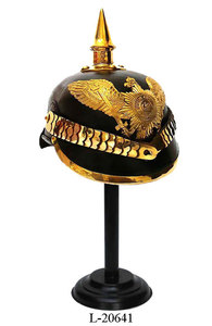 Produits médiévaux vintage Casque en cuir Pickelhaube vert allemand Casque en cuir Collection de casque allemand à vendre à bas prix - Product Image 5