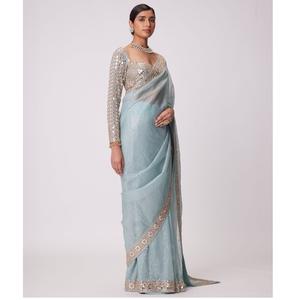 Saree estampado de alta calidad con tela cómoda y aspecto elegante adecuado para fiestas y ropa formal disponible a los mejores precios - Product Image 1