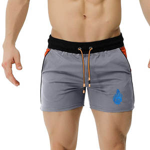 Short de jogging en coton de meilleure qualité pour hommes, vêtements de sport et de rue décontractés avec poches, short d'entraînement athlétique à motif solide - Product Image 3