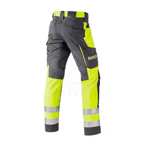 Vêtements de mode haute visibilité sur le pantalon réfléchissant sécurité travail qualité porter pantalon de sécurité imperméable pour hommes respirant - Product Image 3