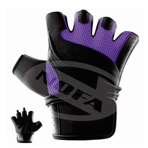 Guantes de gimnasio de diseño superior Guantes de fitness para culturismo Guantes de entrenamiento de medio Dedo de alta calidad Guantes de gimnasio personalizados a mano - Product Image 5