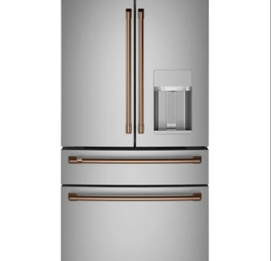 Nouveau réfrigérateur industriel à portes françaises en acier inoxydable, 4 portes, thermoélectrique, écran tactile, distributeur d'eau - Product Image 2