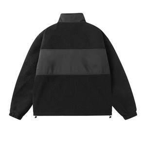 Vestes d'hiver chaudes zippées à manches longues, col montant, mode décontractée, polaire matelassée, manteau en coton, veste pour homme - Product Image 5