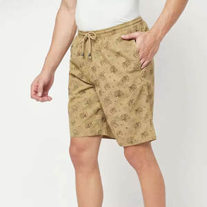 กางเกงขาสั้นผู้ชายสไตล์ไฮสตรีท ผ้าแคนวาสผสมโพลีเอสเตอร์/คอตตอน เอวยางยืด สีพื้น รุ่นใหม่ล่าสุด MOQ ต่ำ ราคาสมเหตุสมผล - Product Image 3