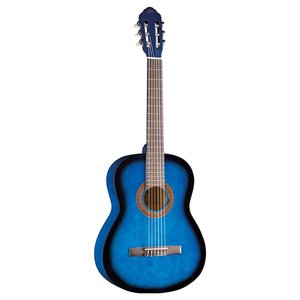 Guitarra Clásica Acústica Serie Studio 4/4, Acabado Azul Mate, Abeto, Palisandro, Caoba, Cuerdas de Nylon - Product Image 1