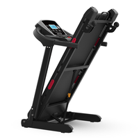 Tapis roulant commercial pliable automatique avec fonction de massage et surveillance de la fréquence cardiaque