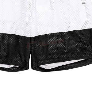 Short de gymnastique d'été de style décontracté pour hommes 100% maille de basket-ball en polyester séchage rapide motif solide entrejambe grande taille pour adultes non tissé - Product Image 5
