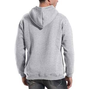 100% algodón de gran tamaño patrón sólido de manga larga invierno Casual bajo MOQ básicos hombres sudaderas con capucha de Pakistán Streetwear - Product Image 3