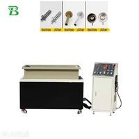 Machine de polissage magnétique translatoire à haute fréquence avec moteur pour l'ébavurage et l'éclaircissement des surfaces en acier inoxydable