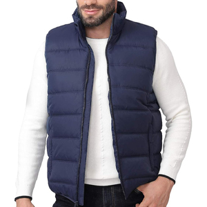 Chaqueta Acolchada Sin Mangas para Hombre de Talla Grande con Logotipo Personalizado de Alta Calidad, Nuevo Diseño de Chaquetas Acolchadas para Hombre en Venta - Product Image 1