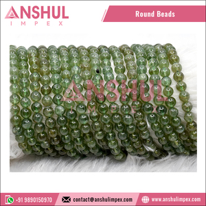 ราคาโรงงานโดยตรง ลูกปัดหินธรรมชาติแบบหลวม ผู้ผลิตลูกปัดอะพาไทต์สีเขียวขนาด 6 มม. สำหรับทำเครื่องประดับ Anshul Impex RB-GAPA-A-6 - Product Image 6