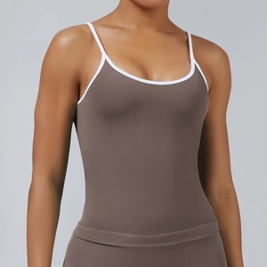 Débardeur de sport pour femme, coupe ajustée, séchage rapide, décontracté, course à pied, gym, sans manches, grande taille, vente en gros personnalisée - Product Image 4