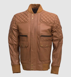 2026 Best Sale Custom Designed Men's High Quality Leather Jacket Winter Fashion <b>Canvas</b> Jacket Made in Pakistan - Product Image 2