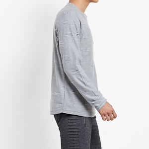 Precio al por mayor de alta calidad de peso pesado etiqueta personalizada bordado impreso hombres 100% algodón desgastado sudadera logotipo personalizado - Product Image 2