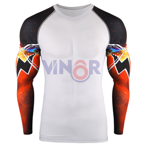 ชุดป้องกันผื่นสำหรับผู้ชายชุดป้องกันผื่นแบบหลวมใส่สบายแขนยาวสำหรับวัยรุ่นออกแบบได้ตามต้องการ - Product Image 2