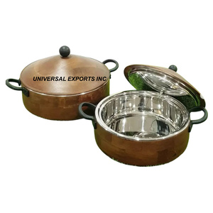 Cazuela de Metal decorativa con forma de forma personalizada Hotpot de diseñador Venta caliente de lujo nuevo calentador de alimentos de Metal - Product Image 3