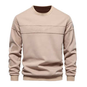 Sweat-shirts streetwear de haute qualité pour hommes, 100% coton molletonné, sweat-shirt surdimensionné personnalisé, respirant, 2026 - Product Image 2