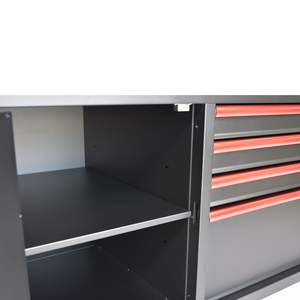 Armoire à outils en acier de 132cm avec 05 tiroirs OEM & ODM coffre à outils roulant pour le stockage d'outils d'industrie d'entrepôt de garage de mécanicien - Product Image 2