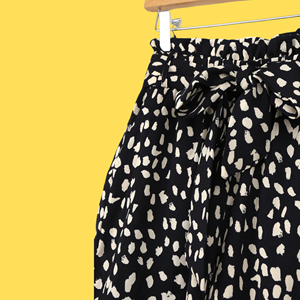 Pantalones Palazzo de Cintura Alta con Estampado de Leopardo, Ligeros, Transpirables, de Pierna Ancha, Estilo Urbano, con Lazo en la Cintura y Bolsillos - Product Image 2