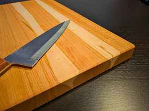La mejor tabla de cortar rectangular de madera con mango 12mm de espesor Durable Apto para lavavajillas - Product Image 5