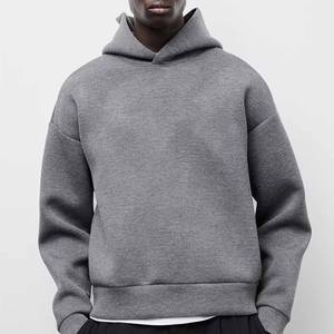 Sudadera con Capucha Extra Grande de Lujo para Hombre, 450 g/m², 100 % Algodón, Forro Polar, Diseño con Cremallera, Forro Sólido, Ropa de Calle Personalizada - Product Image 6