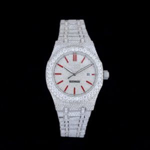 Montre bicolore Iced Out Collection de bijoux fins pour hommes exquis Montres en diamant cultivées en laboratoire pour toutes les occasions - Product Image 1