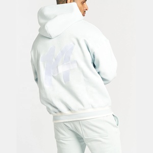 Pulls à capuche oversize unisexe 6XL Style français pour hommes 100% Coton Polaire Séchage rapide Couleur claire Logo personnalisé Collection Printemps - Product Image 6