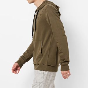 La mejor ropa de calle, Sudadera con capucha en blanco de lana, diseño personalizado, Sudadera con capucha de lavado ácido de doble capa Vintage, sudaderas con capucha desgastadas para hombres - Product Image 5