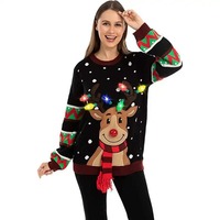 Pull à col rond de haute qualité, nouvelle mode été/hiver 2023, Noël, grande taille, écologique, respirant, anti-UV, séchage rapide