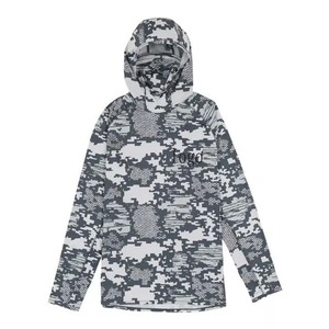 เสื้อตกปลาแขนยาวระบายอากาศได้ดีแห้งเร็ว2025มีฮู้ดสำหรับผู้ชายกลางแจ้งป้องกันแสงแดดงานตามสั่ง - Product Image 1