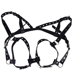 Set di Cinghie in Pelle per Bondage Femminile, <span class=keywords><strong>Lingerie</strong></span> Sexy SM, Accessori Fetish Gotici per Donne - Product Image 4