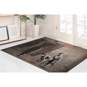 Alfombra de Baño con Diseño de Banksy Lady Shower: Alfombra Antideslizante Impresa en 3D, Alfombra de Chenilla - Product Image 2