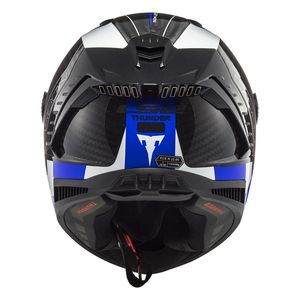 LS2 tuono carbonio RACING 1 casco rosso-bianco