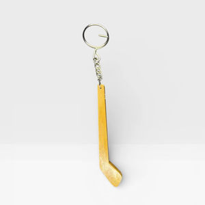 Wooden made Children's Ice Hockey Stick Keychain <b>Mini</b> Wooden Promotional <b>Keyring</b> for Tournaments <b>mini</b> hockey design - Product Image 1