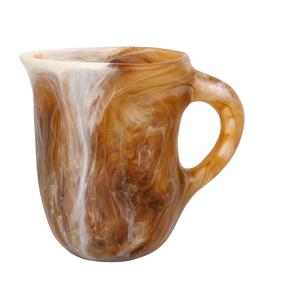 Vendita all'ingrosso <span class=keywords><strong>Moon</strong></span> Rise artigianali in resina per caffè tazze isolamento termico Latte Art schiumare con la dimensione di personalizzazione della maniglia> 10L - Product Image 1